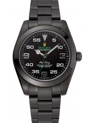 rolex air-king 38mm sort skive 1454019