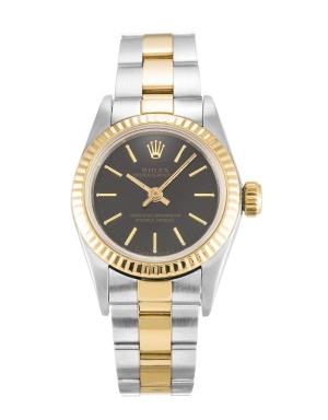 rolex oyster perpetual lady 26mm silver dial 176210