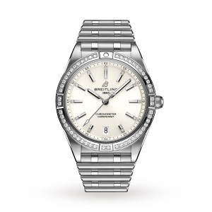 Breitling chronomat automatic 36 rustfrit stål (ædelstensbesat) ur A10380591A1A1