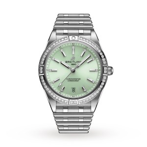 Breitling chronomat automatic 36 - mintgrønt ur A10380591L1A1