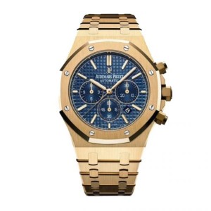 audemars piguet royal oak chronograph 41 mm blå 26320ba.oo.1220ba.02