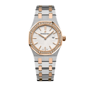 audemars piguet royal oak 33 mm sølv 67651sr.zz.1261sr.01