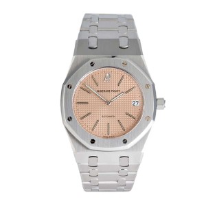 audemars piguet royal oak 39 mm laksefarvet 14802st