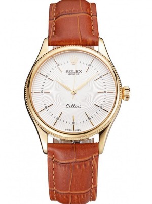 superclone rolex cellini 38mm hvid skive rep016793