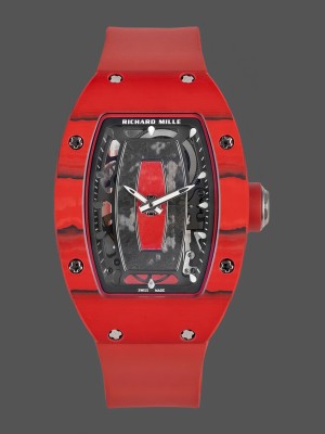 richard mille rm07-01 automatic racing red carbon limited edition 46mm dameur