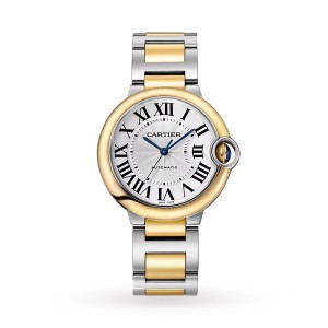 Cartier ballon bleu de cartier ur 36mm automatisk optræk stålkasse W2BB0038