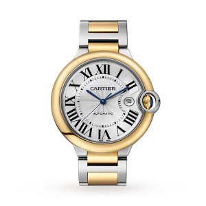Cartier ballon bleu de cartier ur 42mm automatisk optræk stålkasse W2BB0039