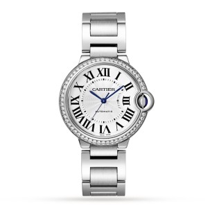 Cartier ballon bleu de cartier ur 36mm mekanisk værk med automatisk optræk stål W4BB0024
