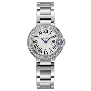 Cartier ballon bleu de cartier ur 28mm quartzværk W4BB0030