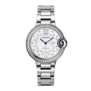 Cartier ballon bleu de cartier ur 33 mm mekanisk værk med automatisk optræk. W4BB0035